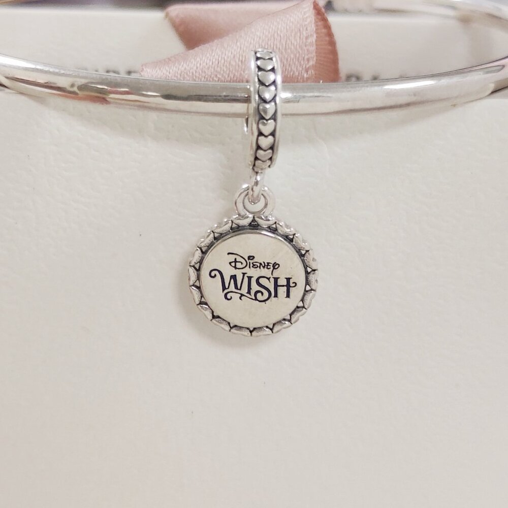 Pandora Wish Charm Cruise Line Disney Charm Gift Pendant S925 Sterling Silver